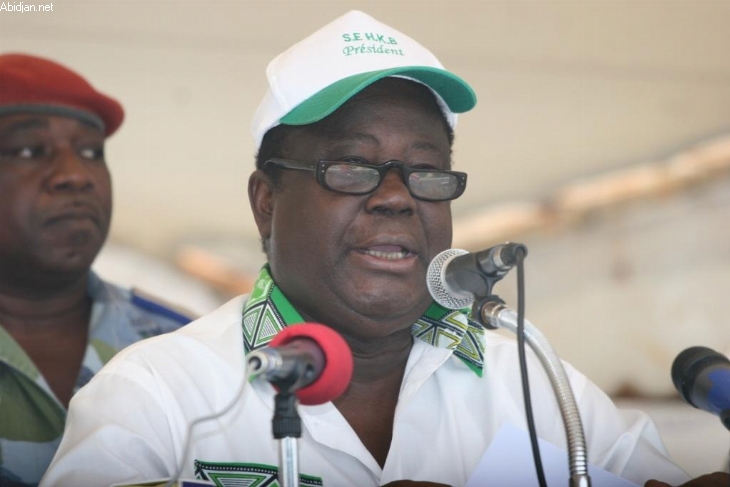 Le président Henri Konan Bédié aux populations de Toulepleu, samedi dernier : “Vous choisirez le candidat du Pdci-Rda à la présidentielle, Henri Konan Bédié”